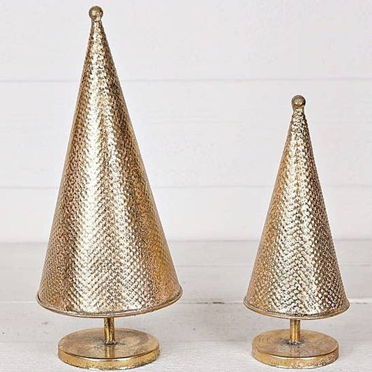 Golden Metal Christmas Tree