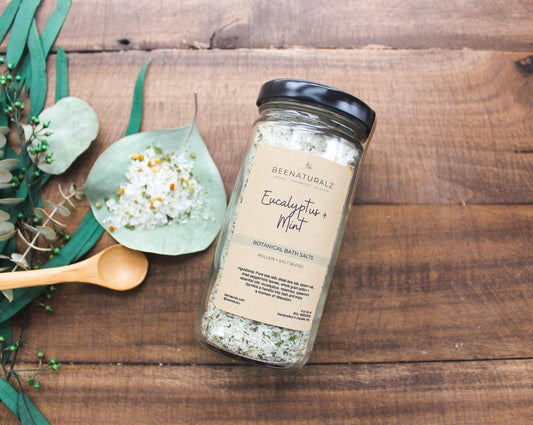 Botanical Pollen Bath Salts - Eucalyptus + Mint